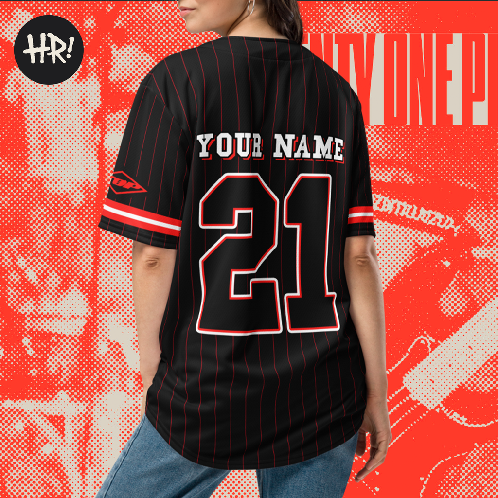 Baseball Jersey Twenty One Pilots Inspired Custom Name