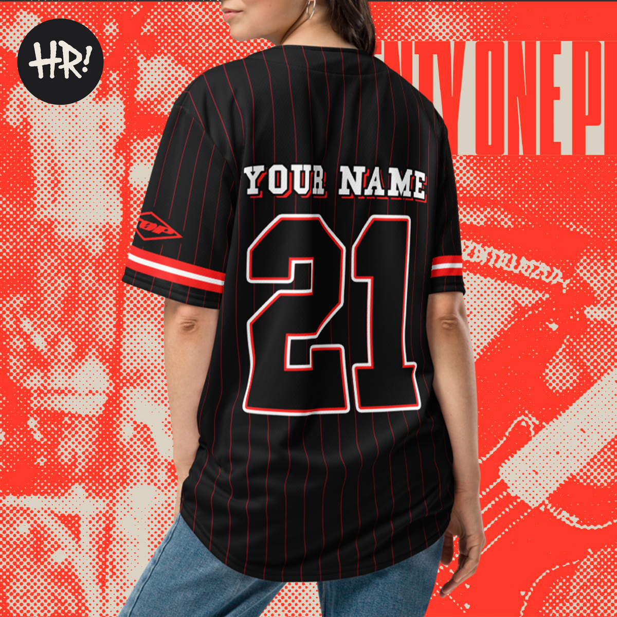 Baseball Jersey Twenty One Pilots Inspired Custom Name