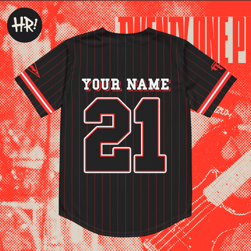 Baseball Jersey Twenty One Pilots Inspired Custom Name