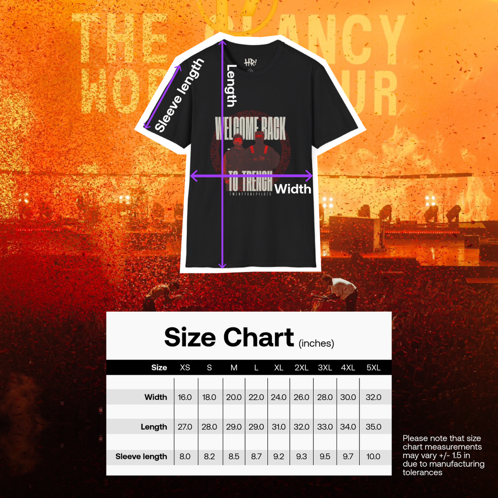 Twenty One Pilots 'Snap Back' Inspired T-shirt
