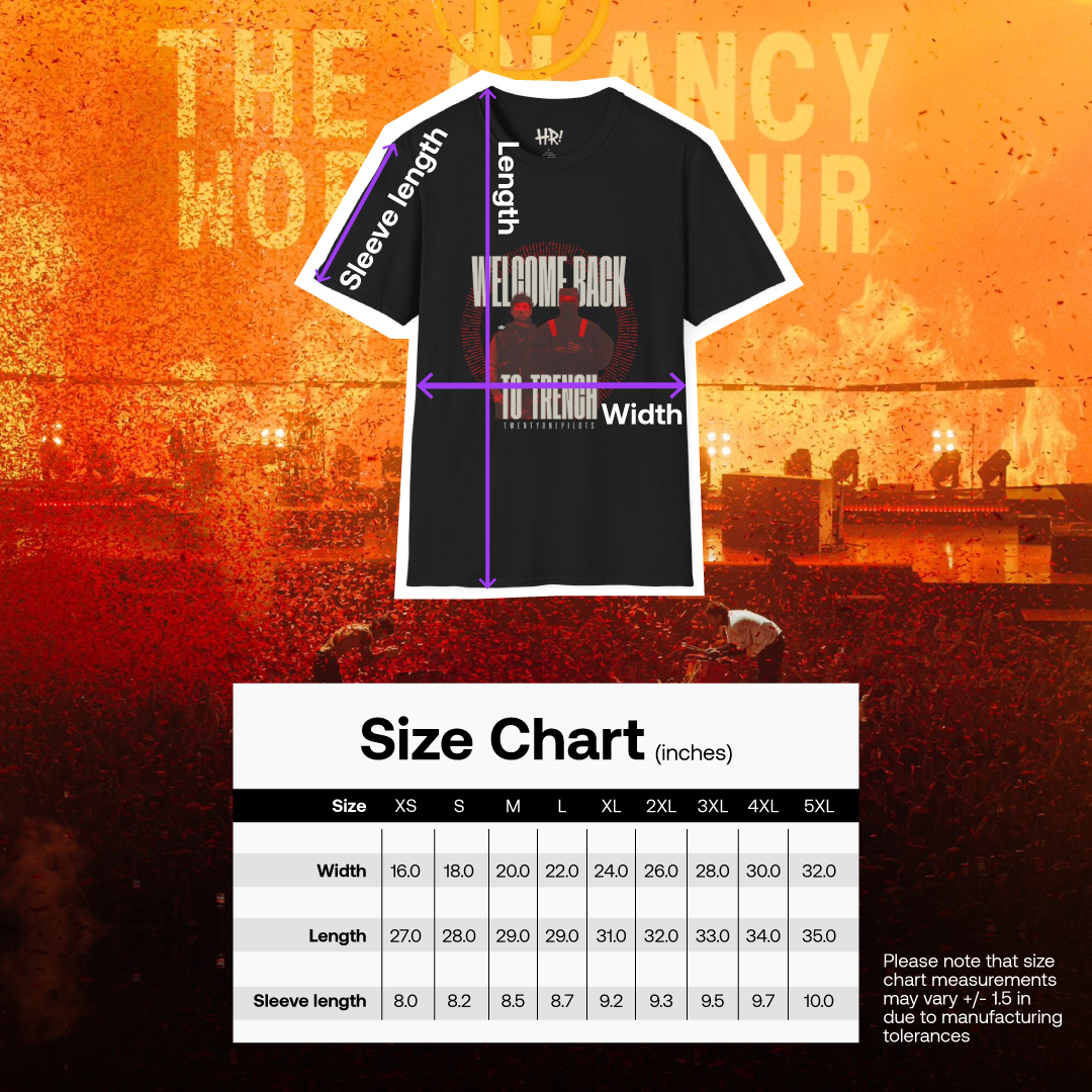 Twenty One Pilots 'Snap Back' Inspired T-shirt