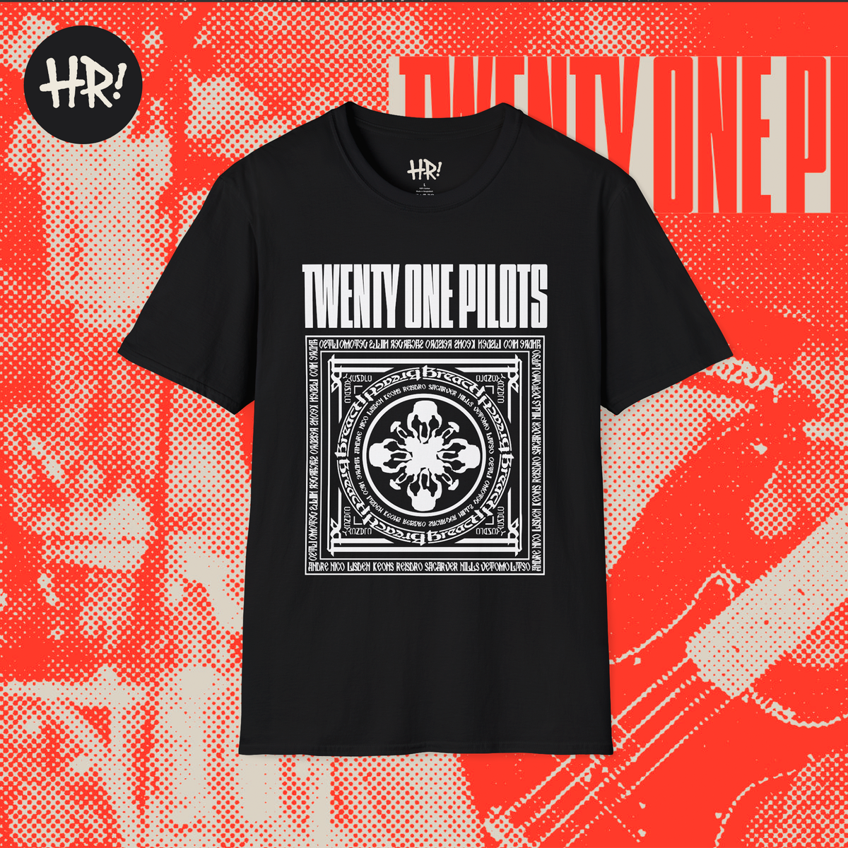 Twenty One Pilots Inspired T-shirt Breach Pattern | Fan Created
