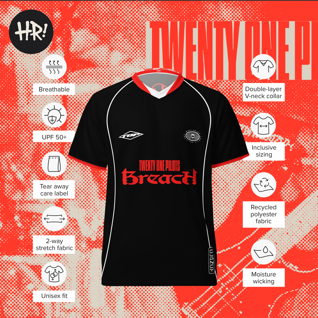 Breach Football Jersey Twenty One Pilots Inspired